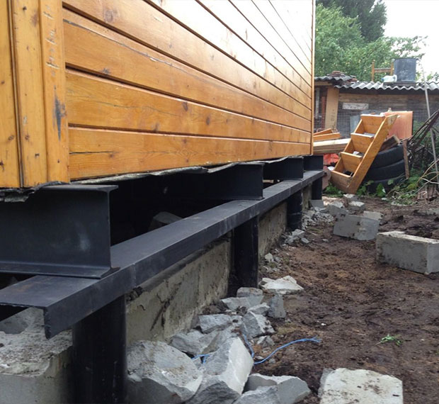 Поднять дом на винтовые сваи в Агидели